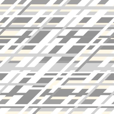 Vektör retro geometrik Dikişsiz desen gri renklerde