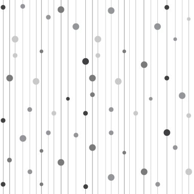 Vektör Dikişsiz desen çizgileri ve daireler. Modern şık doku