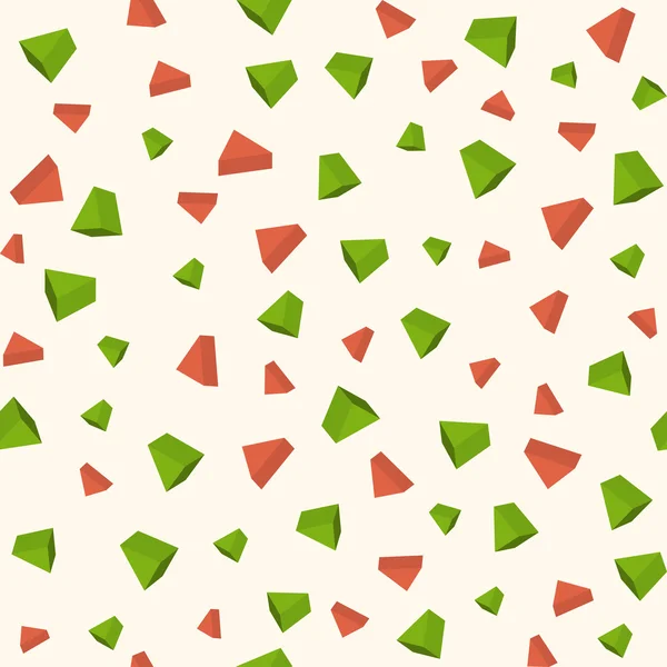 Triángulo 3d objetos sin costura patrón geométrico. Vector — Archivo Imágenes Vectoriales