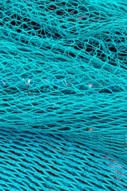 turkuaz mavi balık ağı