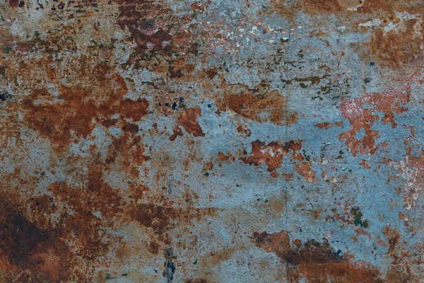 Dirty Grungy Smudgy Weathered Metallo Acciaio Cemento Muro Fondo — Foto Stock