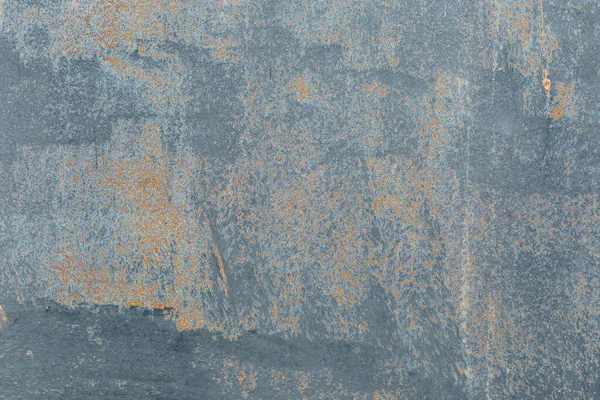 Vuile Grungy Vlekkerige Verweerd Metaal Staal Beton Muur Achtergrond — Stockfoto