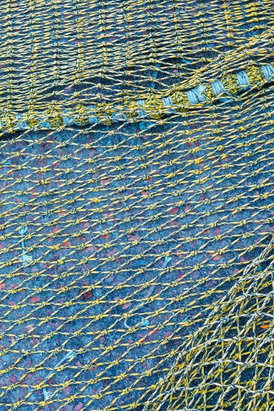 Blue Green Fishing Net — Stock Photo, Image