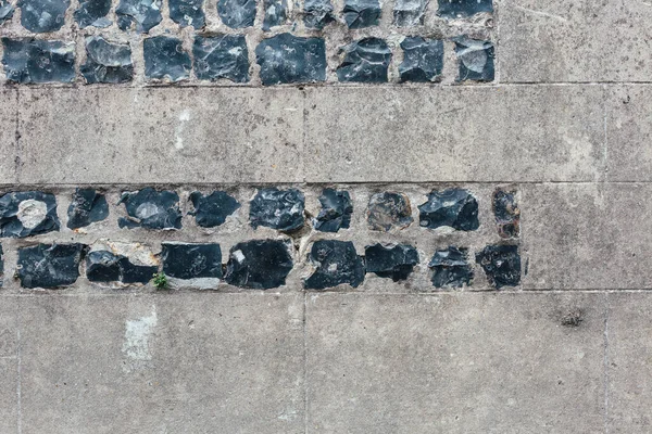 Siyah tuğla desenli beton beyaz gri duvar