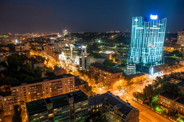 La vista sul tetto del business-center a Kiev — Foto Stock