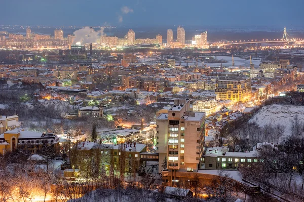 Città di Kiev innevata — Foto Stock