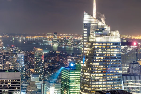 Manhattan Upper West Side desde la cima de la roca — Foto de Stock