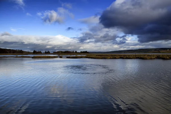 Kanalizasyon deşarj, Lough Swilly, co Donegal — Stok fotoğraf