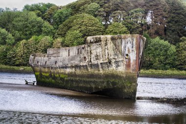 Beton gemi, Ballina, co Mayo, İrlanda