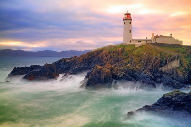 Fanad deniz feneri, co Donegal, İrlanda