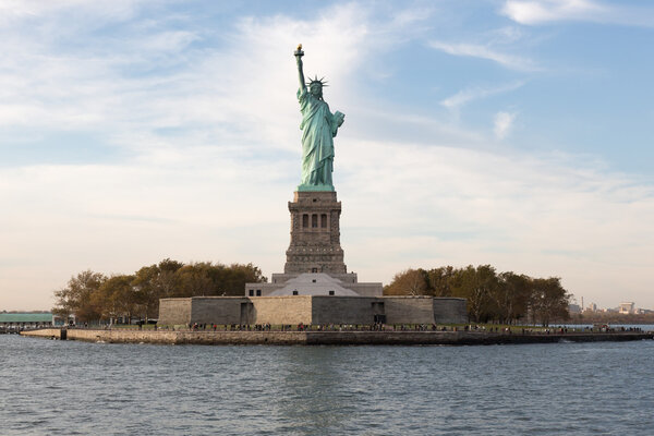 The Statue of Liberty in New York City. USA