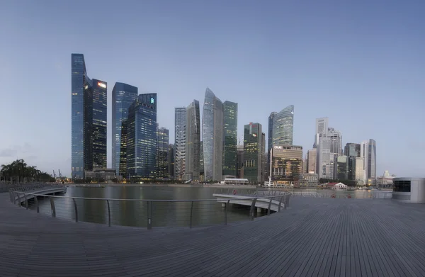 Edificios en Singapur skyline — Foto de Stock