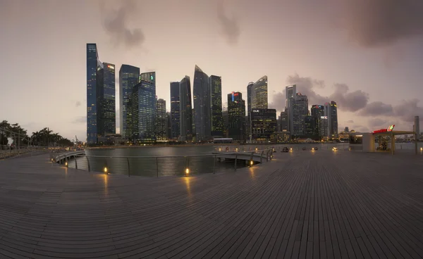 Edificios en Singapur skyline — Foto de Stock