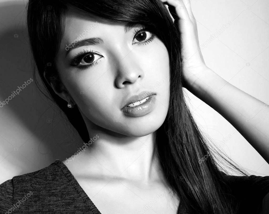 portrait of beautiful young asian woman