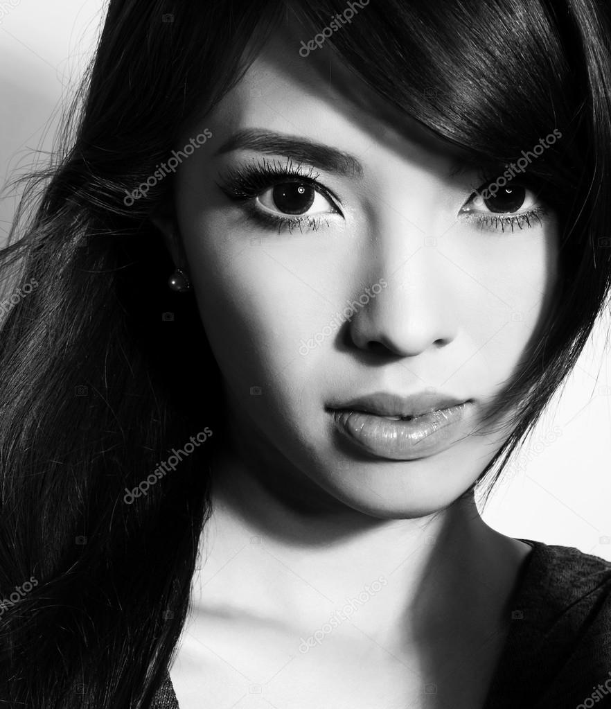 portrait of beautiful young asian woman