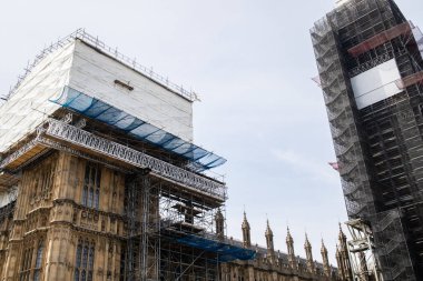 Londra 'daki Big Ben tadilat altında.