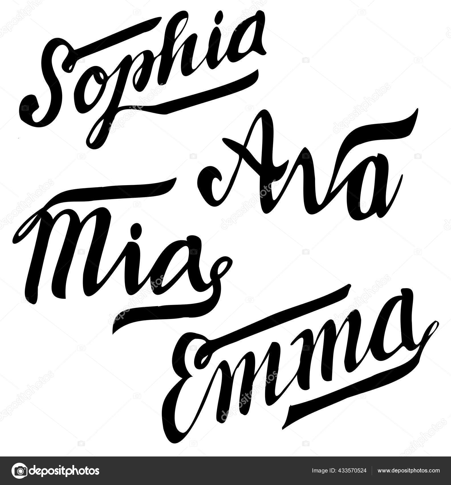 31 Sophia Font Vectors Royalty Free Vector Sophia Font Images Depositphotos