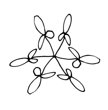 Kompozisyonların hazırlanması için tek botanik elementler. Dal ve yapraklar davetiye çerçeveleri, tebrik kartları, posterler ve bloglar için öğe oluşturur. Elle çizilmiş illüstrasyon. Çizgi çalışması. Çizim.