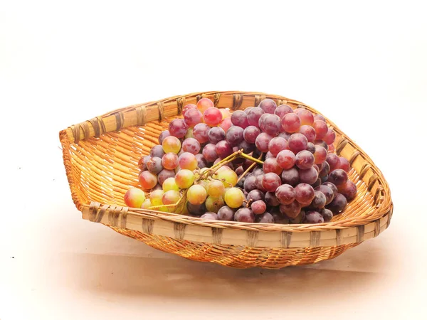 Fresh Fruit Red Grape Gourmet Photography Close — Stock Photo, Image