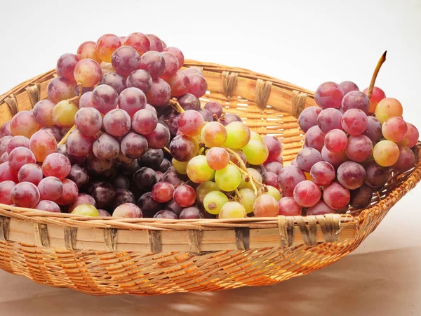 Fresh Fruit Red Grape Gourmet Photography Close — Stock Photo, Image