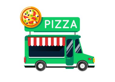 Pizza kamyonu.