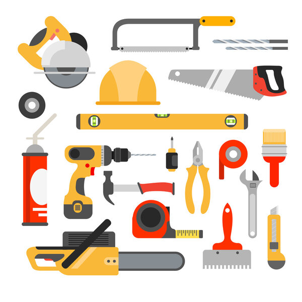 Home repair tools icons.