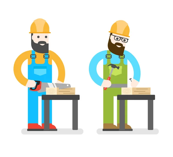 Dos constructores que trabajan — Vector de stock