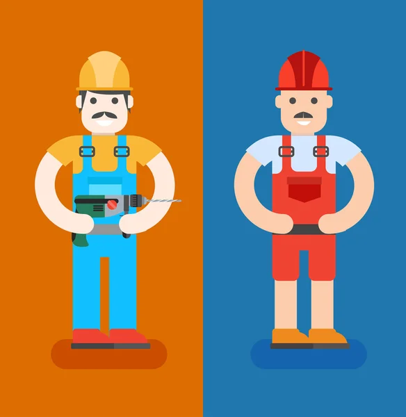 Dos constructores que trabajan — Vector de stock