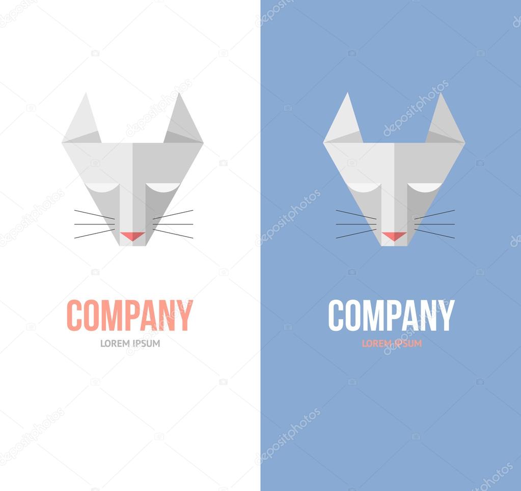 Online pet shop logo set. Online pet store.
