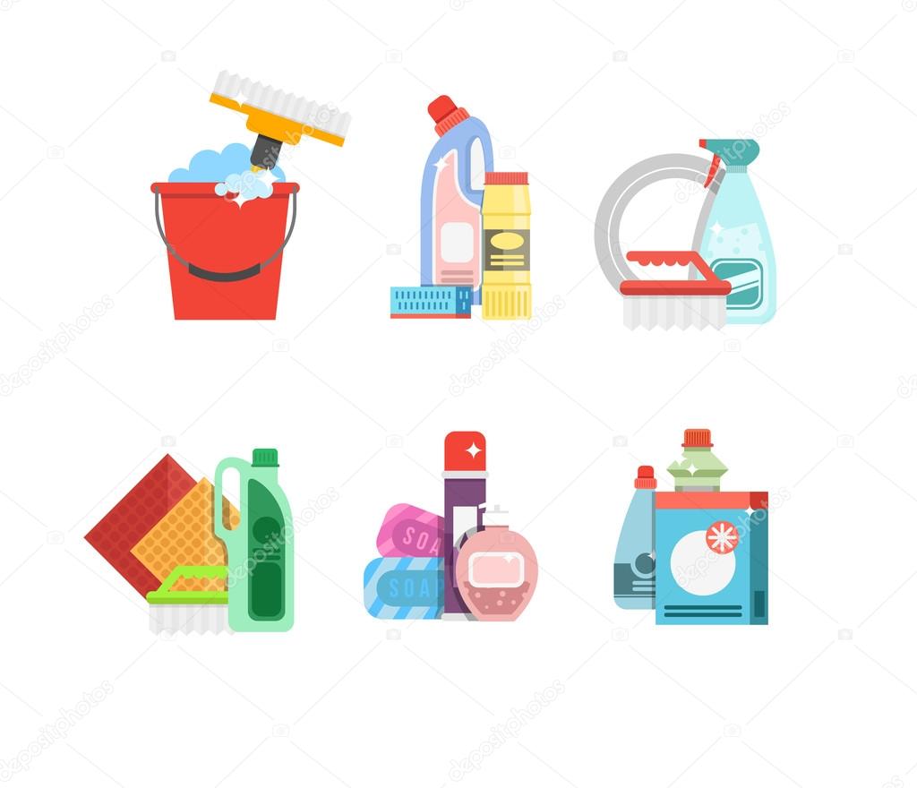 Cleaning tools set