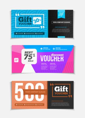 Sale voucher illustrations
