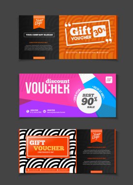 Sale voucher illustrations