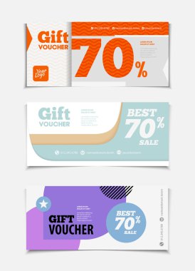 Sale voucher illustrations