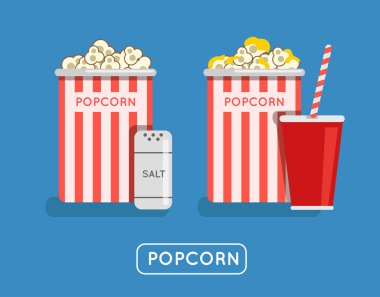 Kovada patlamış mısır gıda 