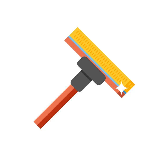 Cleaning mop flat icon. — Stock Vector