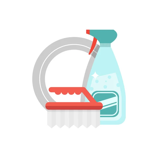 Cleaning equipment icon — Stock Vector