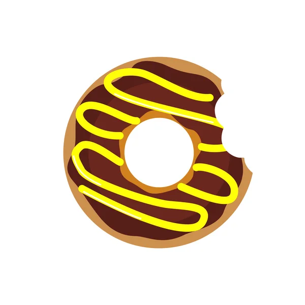 Sugar donut illustration — Stock Photo, Image