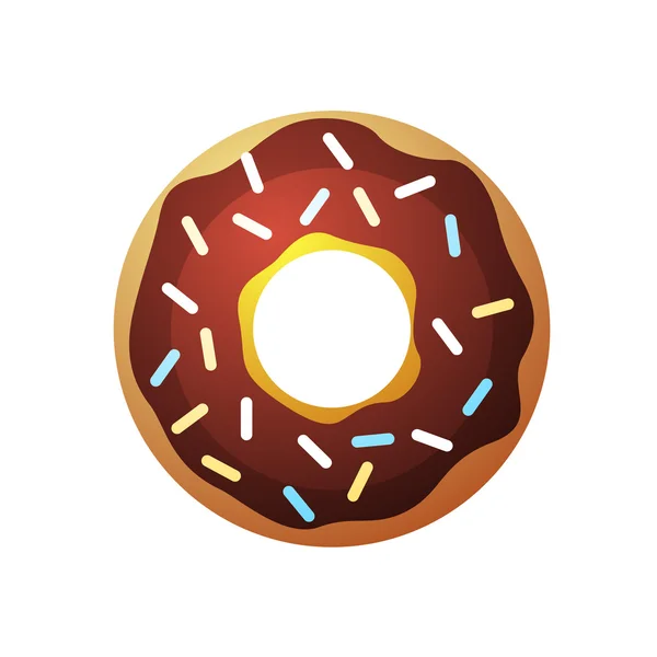 Sugar donut illustration — Stockfoto