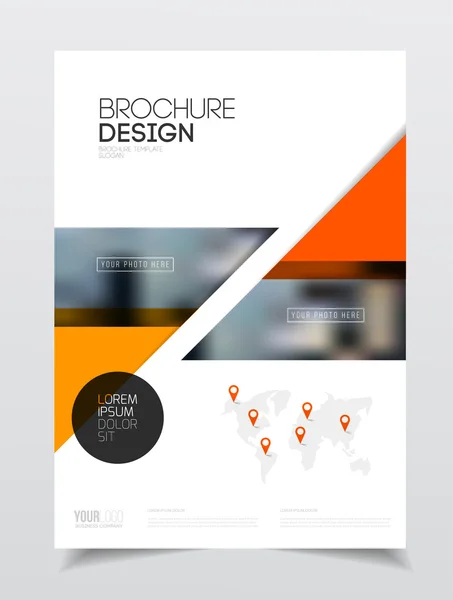 Catalogus cover ontwerp. — Stockvector