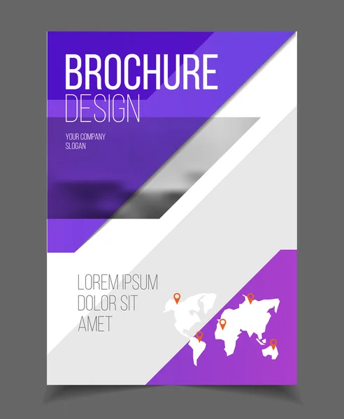 Zakelijke brochureontwerp — Stockvector