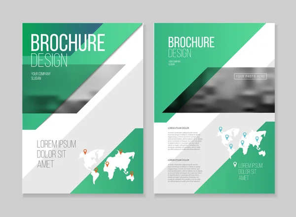 Desenho de brochura empresarial —  Vetores de Stock