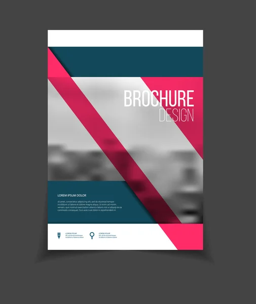 Forretningsbrochure design – Stock-vektor