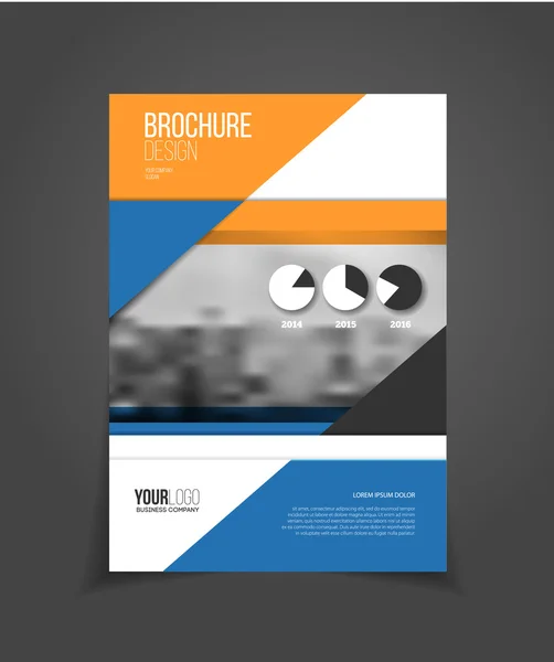 Zakelijke brochureontwerp — Stockvector