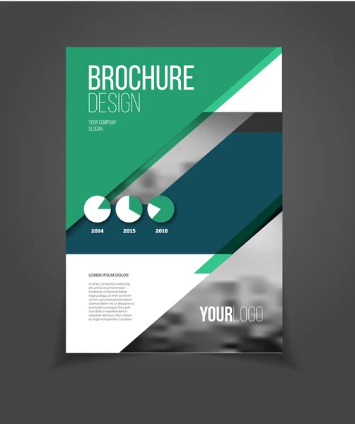 Бізнес дизайн брошури — стоковий вектор