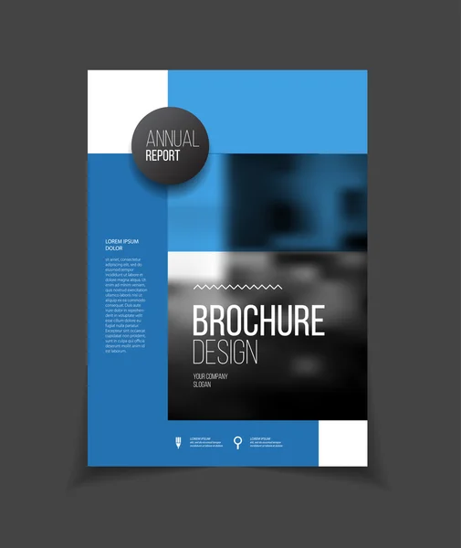 Annual report brochure — Stock Vector