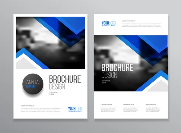 Progettazione brochure aziendale — Vettoriale Stock