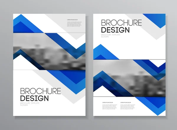 Progettazione brochure aziendale — Vettoriale Stock