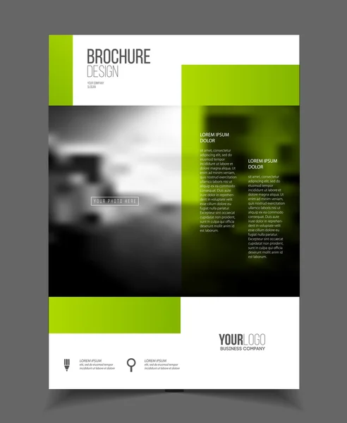 Forretningsbrochure design – Stock-vektor