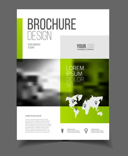 Desenho de brochura empresarial —  Vetores de Stock