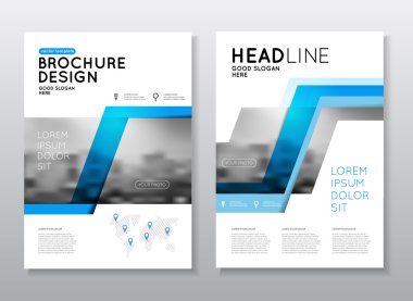 Yıllık rapor iş broşürü kapak 